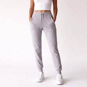 Paka Breathe Alpaca Blend Cotton Joggers Lavender Grey Size Small Made in Peru